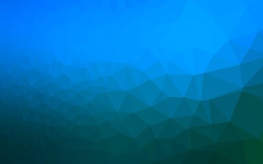 Light BLUE vector abstract polygonal layout.