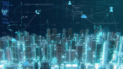  5g Internet information technology holographic urban architecture