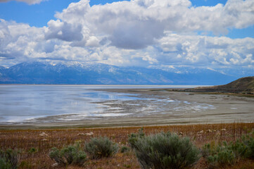 Fototapeta na wymiar Salt Lake Landscapes