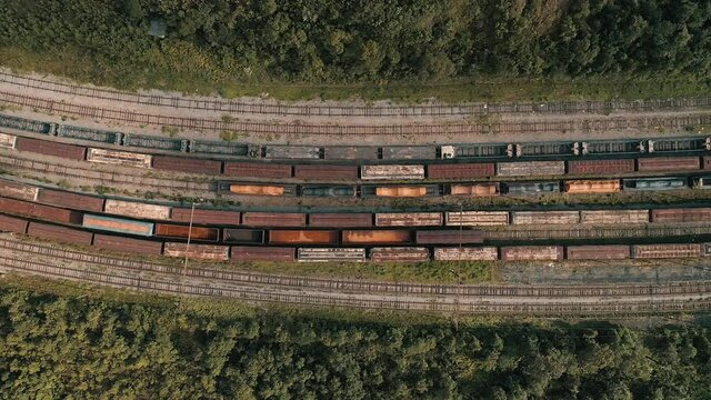 Aerial image of the train station in Paranapiacaba