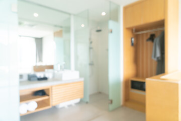 abstract blur bathroom for background