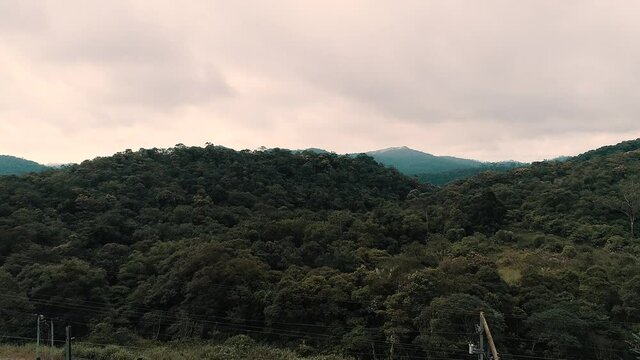 Aerial footage of Paranapiacaba

