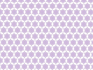 Abstract soft violet flower pattern on white background.