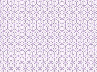 Abstract soft violet line pattern on white background.