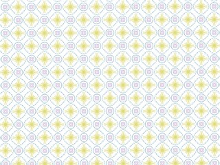 Abstract yellow and blue line pattern on white background.