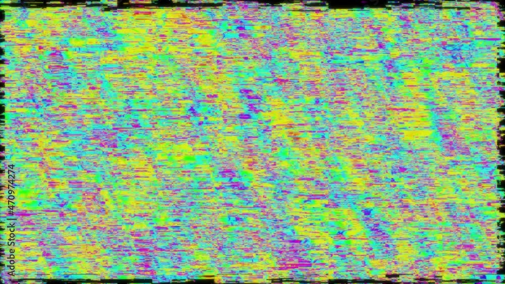 Aufkleber seamless loop animation of colorful grunge motion. grunge colorful texture animation in stop motion 