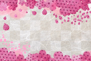 和紙_桜の花