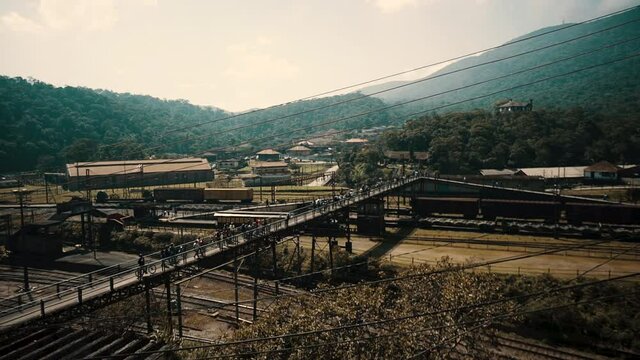 Aerial footage of Paranapiacaba
