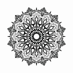 decorative concept abstract mandala illustration.
