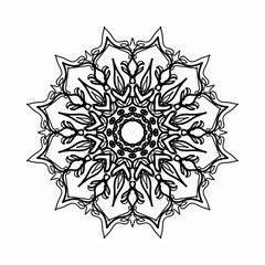 decorative concept abstract mandala illustration.