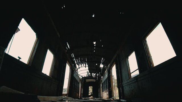 Former abandoned train station in Paranapiacaba