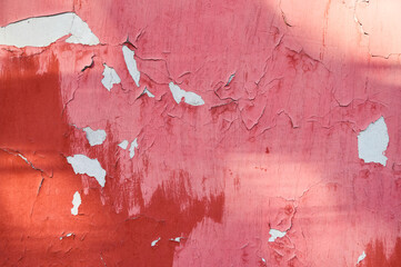 Old red paint background