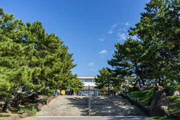 神奈川県横浜市金沢区の海の公園