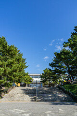 Fototapeta na wymiar 神奈川県横浜市金沢区の海の公園