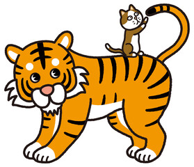 虎と猫