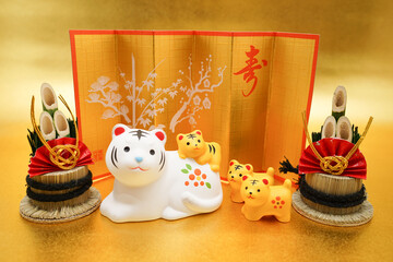 寅年の年賀状素材（2022年の干支）