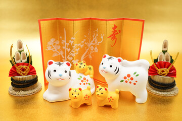 寅年の年賀状素材（2022年の干支）