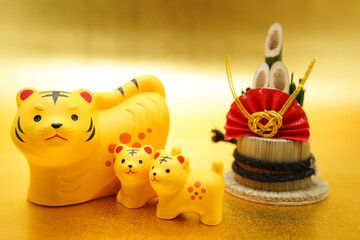 寅年の年賀状素材（2022年の干支）