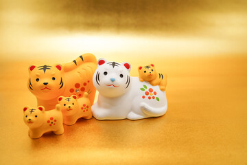 寅年の年賀状素材（2022年の干支）