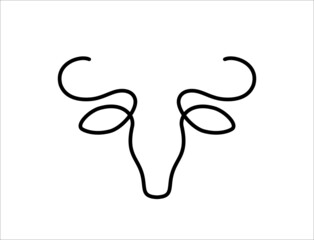 deer logo design vector ilustration