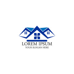 vector illustration of house building. house logos. house icon. suitable for the logo design of contractor companies, property and building shops.