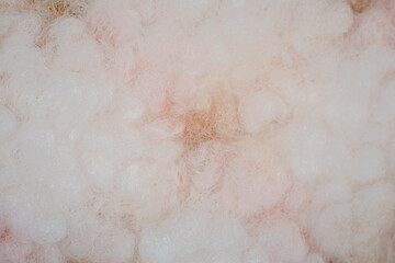 Texture of soft thick insulation