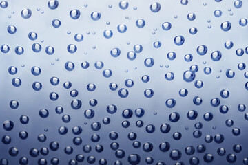 Soda water with bubbles as background, closeup view