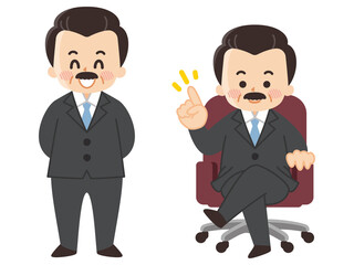 社長の中年男性