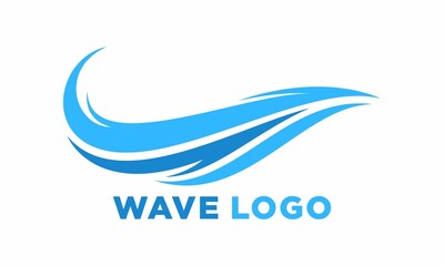 Luxury wave logo design
