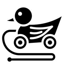 ducktoy line icon