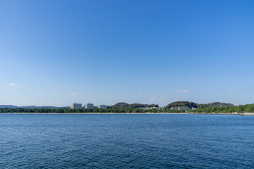 Fototapeta na wymiar 神奈川県横浜市金沢区の八景島