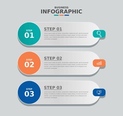 modern business infographic template design