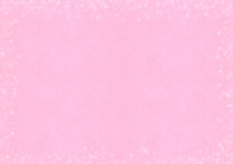 A Japanese paper image of cherry blossoms on a pink background.