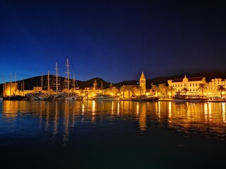 Fototapeta na wymiar Trogir Panorama, Altstadt und Sehenswürdigkeiten
