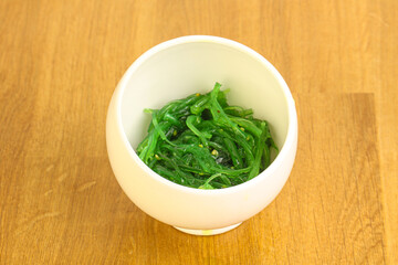 Japanese traditional seaweed salad Chukka