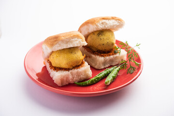 Vada Pav OR Wada Pao or indian burger