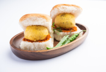 Vada Pav OR Wada Pao or indian burger