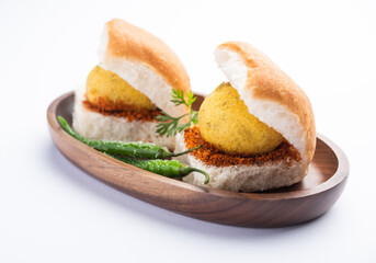 Vada Pav OR Wada Pao or indian burger