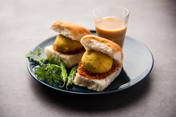 Vada Pav OR Wada Pao or indian burger