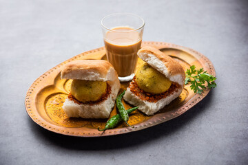 Vada Pav OR Wada Pao or indian burger