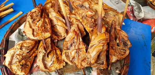 manyung is sea catfish meat indonesian traditional cuisine