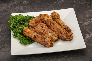 Stewed pork ribs with spices