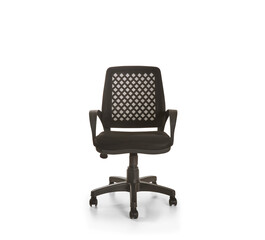 Office furniture isolated white background, chair and detail style.
