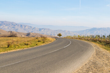Highway and road view and landscape