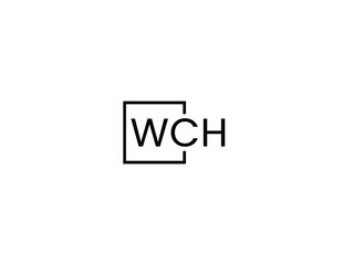 WCH letter initial logo design vector illustration