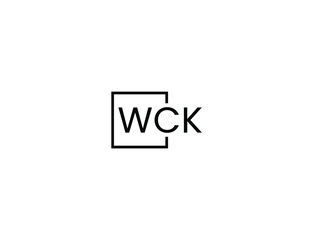WCK letter initial logo design vector illustration
