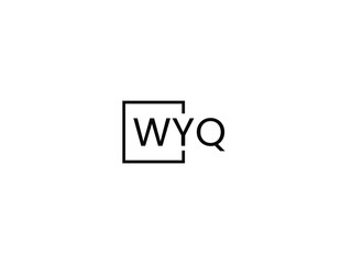 WYQ letter initial logo design vector illustration