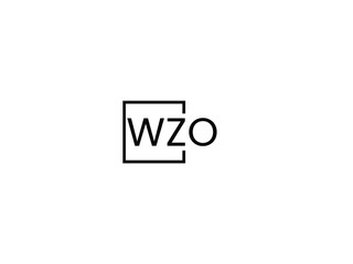 Obraz premium WZO letter initial logo design vector illustration