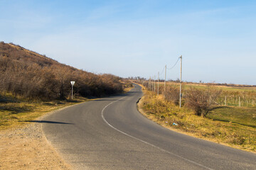 Highway and road view and landscape