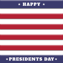 Presidents day template illustration